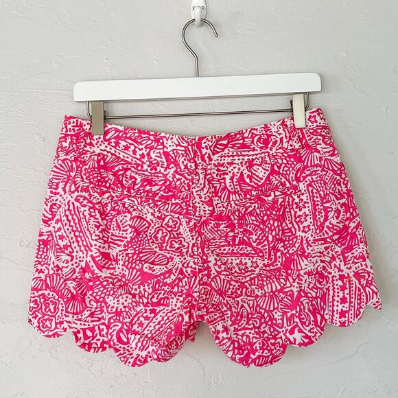 Lilly Pulitzer Pink and White Buttercup Shorts size 2 - Picture 3 of 5